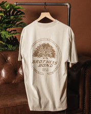 Brother's Bond Circle Tree Logo Tee Faded Bone